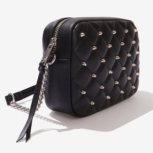 ⭐️HP! Rebecca Minkoff Crossbody in Black with Silver Studs. Brand new!